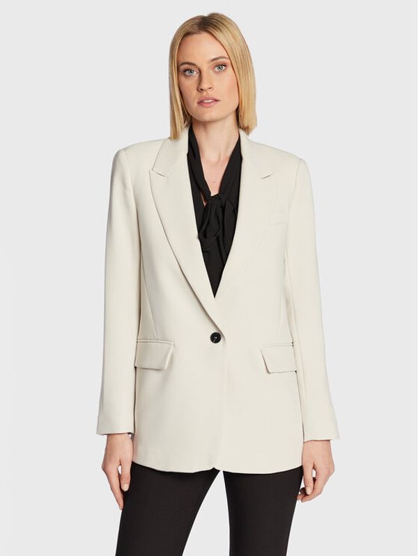 Bruuns Bazaar Bruuns Bazaar Блейзър CindySus Frida BBW2548 Бежов Loose Fit