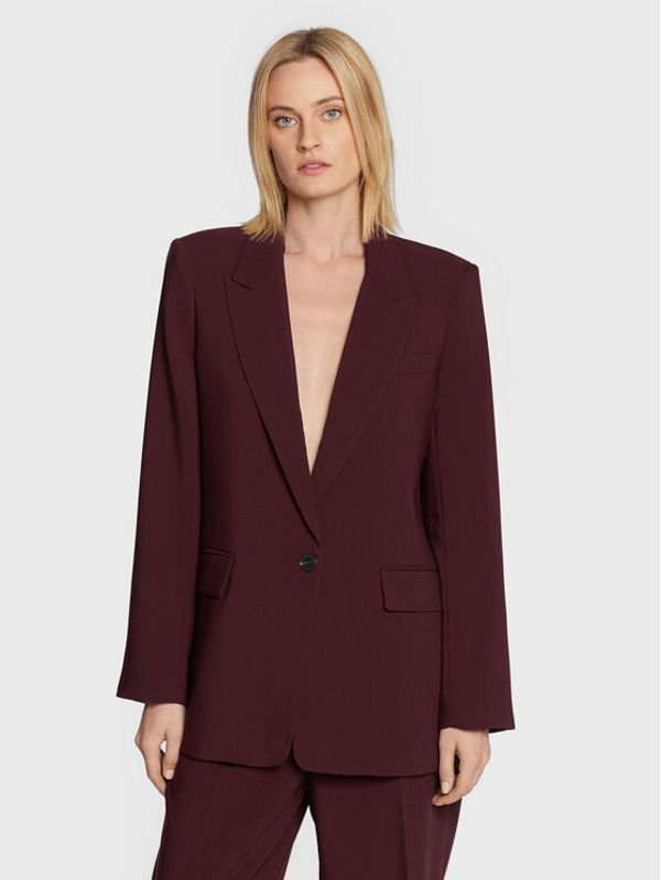 Bruuns Bazaar Bruuns Bazaar Блейзър Cindysus Frida BBW2548 Бордо Loose Fit