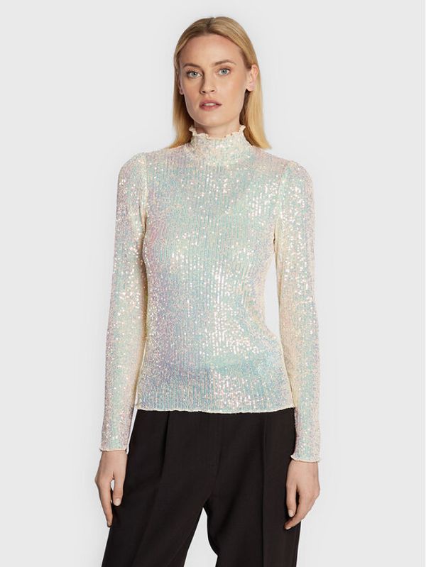 Bruuns Bazaar Bruuns Bazaar Блуза Candytuft Hanni BBW3079 Бежов Slim Fit