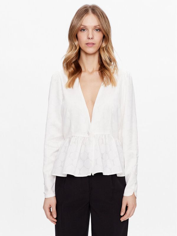 Bruuns Bazaar Bruuns Bazaar Блуза Cuckoo Ingrid BBW3329 Бял Regular Fit