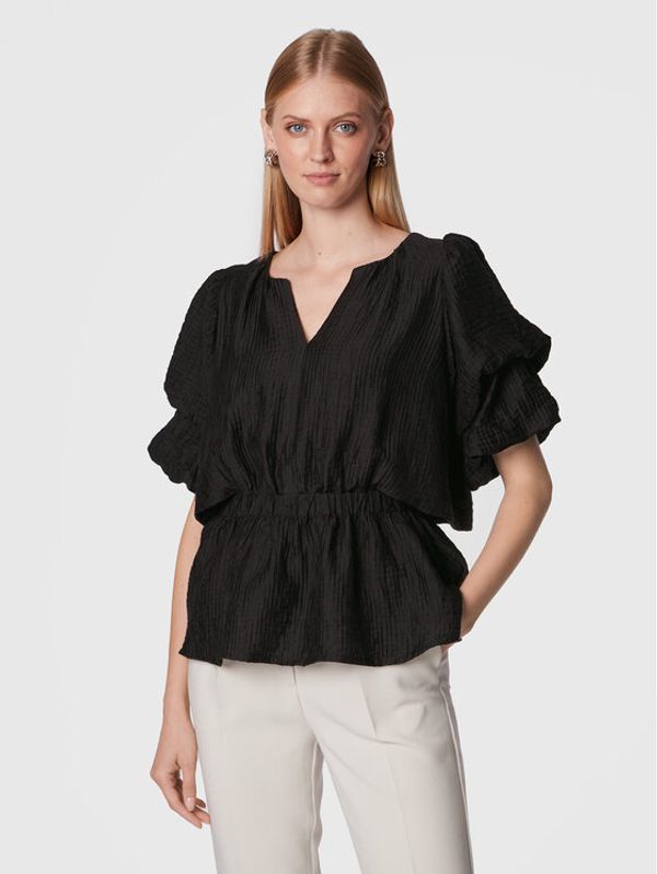 Bruuns Bazaar Bruuns Bazaar Блуза Cyclamen Chantal BBW3061 Черен Regular Fit