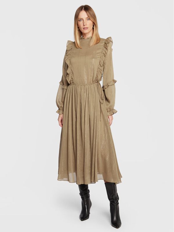 Bruuns Bazaar Bruuns Bazaar Ежедневна рокля Fia BBW3206 Кафяв Regular Fit
