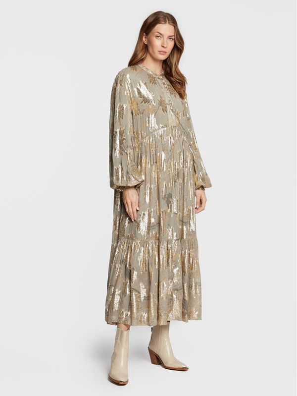 Bruuns Bazaar Bruuns Bazaar Ежедневна рокля Hollyhock Laerke BBW3059 Зелен Relaxed Fit