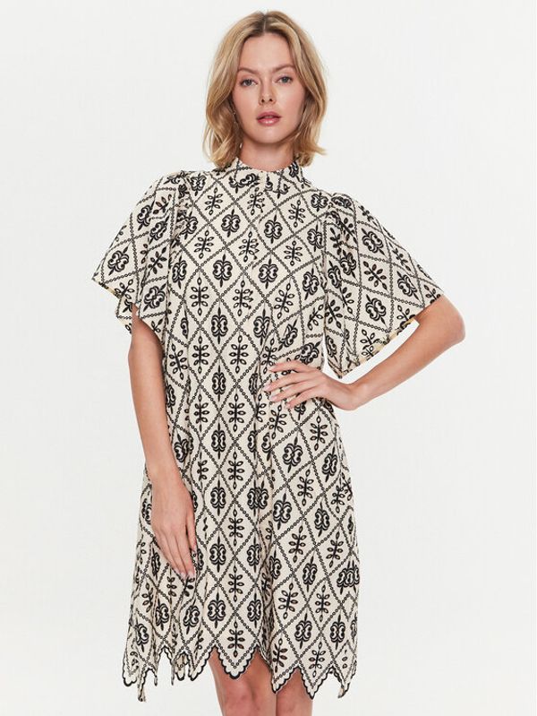 Bruuns Bazaar Bruuns Bazaar Ежедневна рокля Lantana Philly BBW3483 Екрю Regular Fit