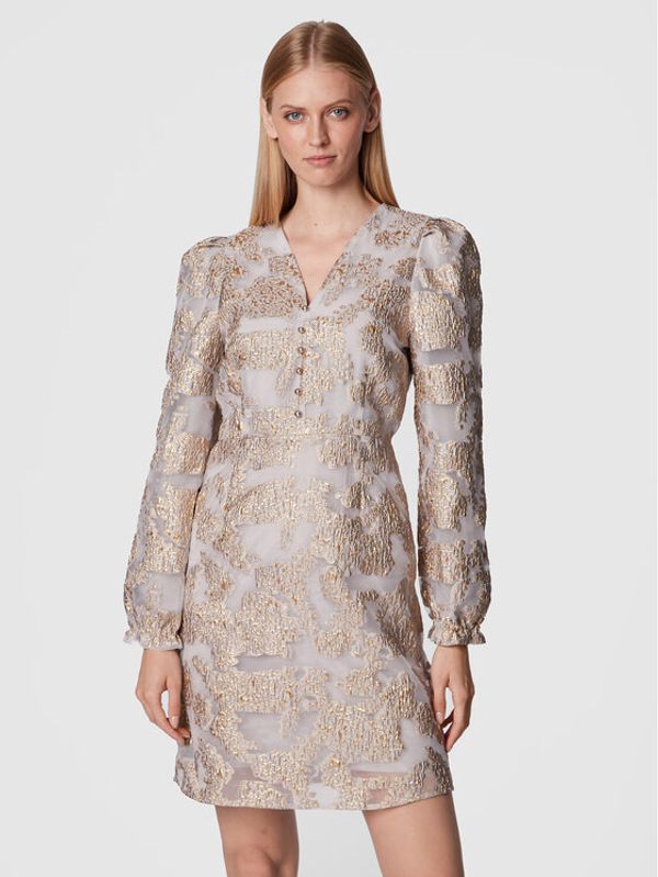 Bruuns Bazaar Bruuns Bazaar Коктейлна рокля Alba Mia BBW3097 Сив Regular Fit