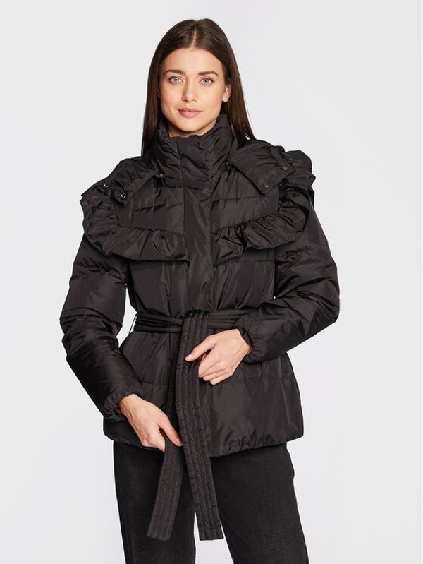 Bruuns Bazaar Bruuns Bazaar Пухено яке Down Lenina BBW2992 Черен Regular Fit