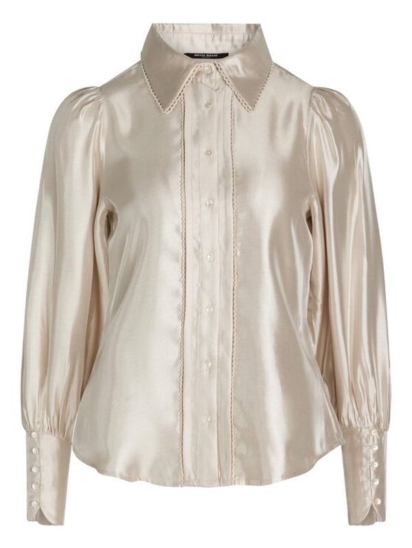 Bruuns Bazaar Bruuns Bazaar Риза Chicory India BBW3320 Бежов Regular Fit