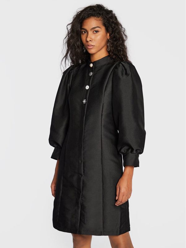 Bruuns Bazaar Bruuns Bazaar Рокля тип риза Jonquil Brooklyn BBW3142 Черен Regular Fit