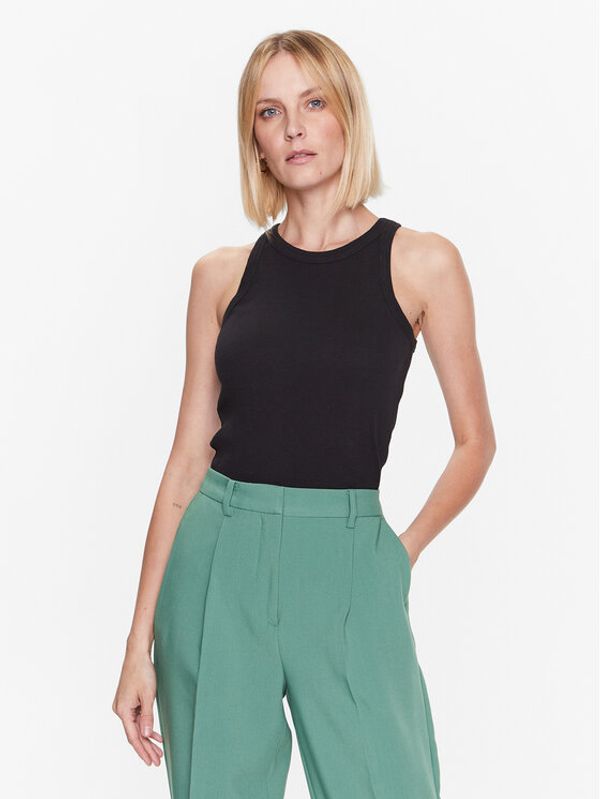 Bruuns Bazaar Bruuns Bazaar топ Katy BBW2378 Черен Slim Fit