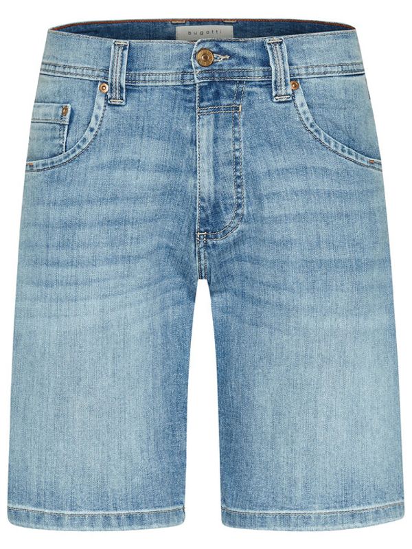 Bugatti Bugatti Дънкови шорти 3138D 36674 Син Slim Fit