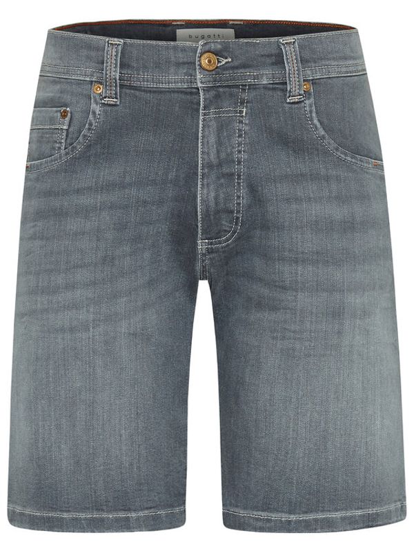 Bugatti Bugatti Дънкови шорти 3138D 36674 Сив Slim Fit