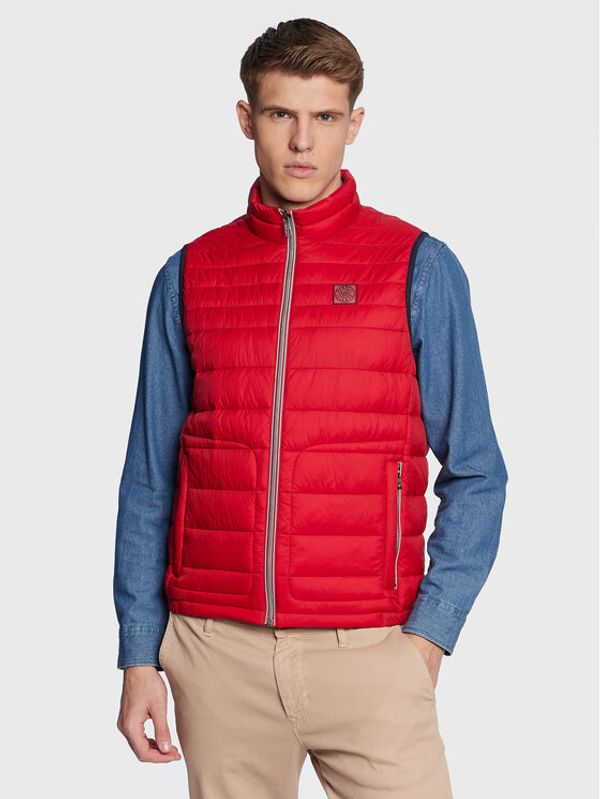 Bugatti Bugatti Елек 370100 31220 Червен Regular Fit