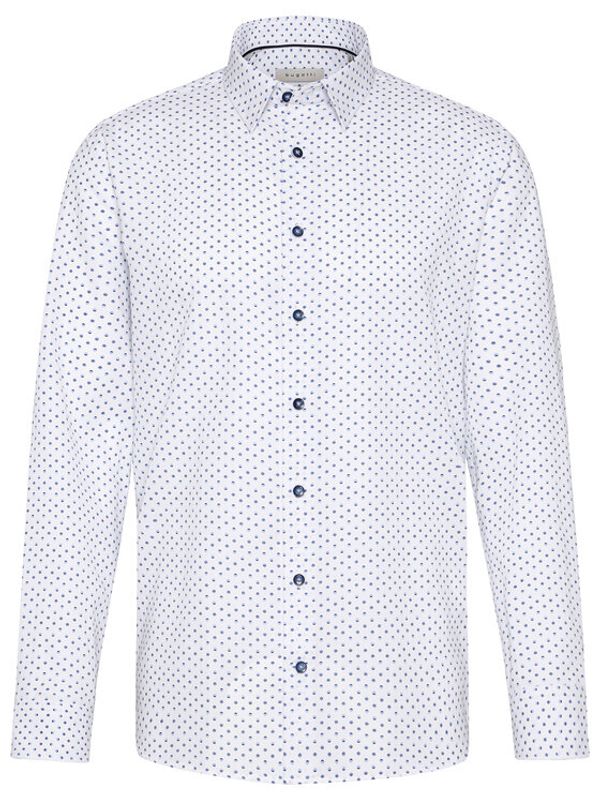 Bugatti Bugatti Риза 9750 38521 Бял Slim Fit