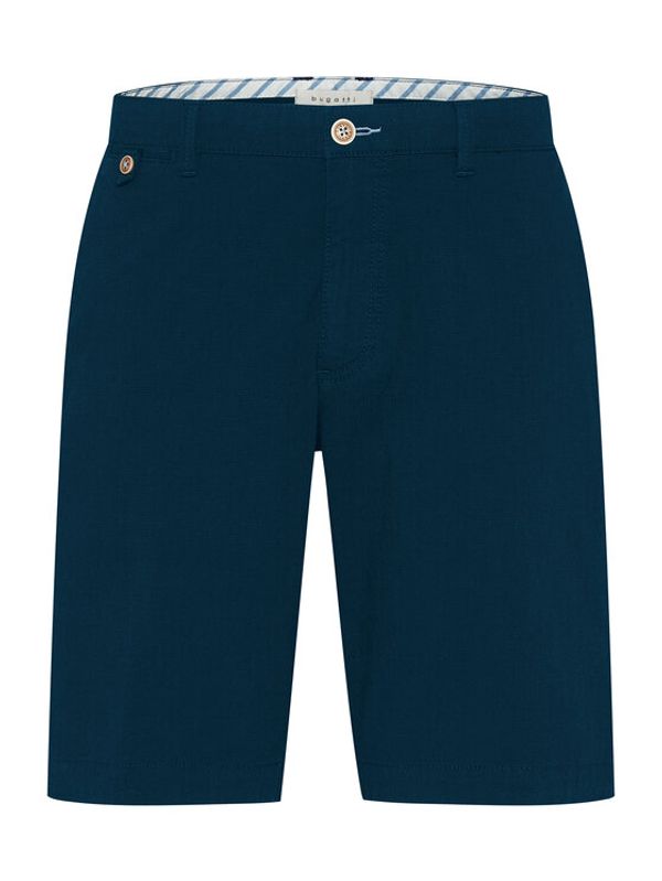 Bugatti Bugatti Шорти от плат 4979 36440 Тъмносин Regular Fit
