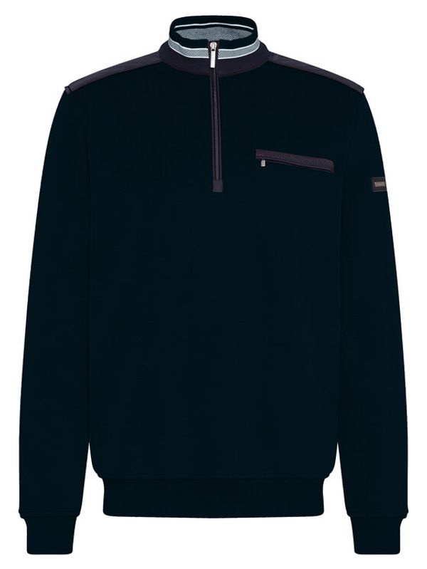 Bugatti Bugatti Суитшърт 8500 35120 Тъмносин Regular Fit