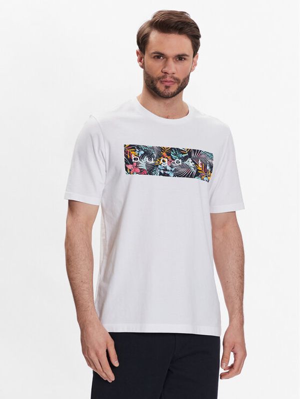 Bugatti Bugatti Тишърт 8350 35043 Бял Regular Fit