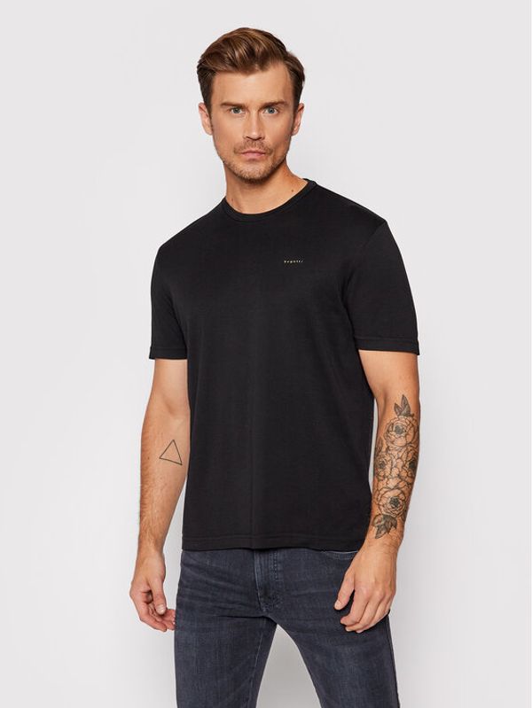 Bugatti Bugatti Тишърт 8350 85191 Черен Regular Fit