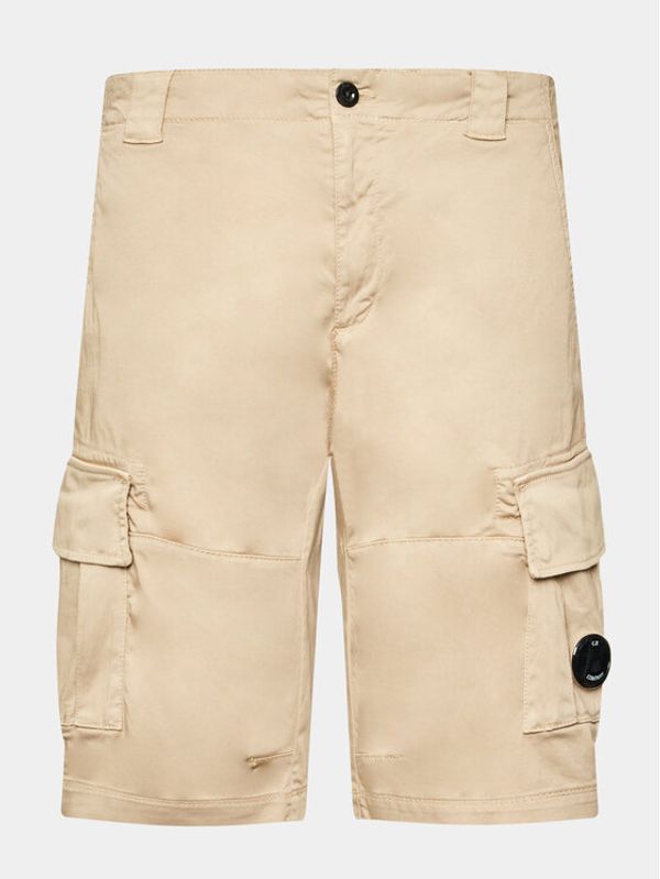 C.P. Company C.P. Company Шорти от плат 14CMBE116A 005694G Бежов Regular Fit