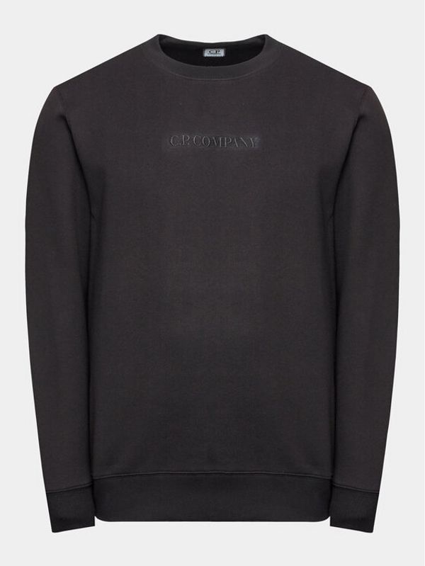 C.P. Company C.P. Company Суитшърт Diagonal Raised 14CMSS085A 005086W Черен Regular Fit