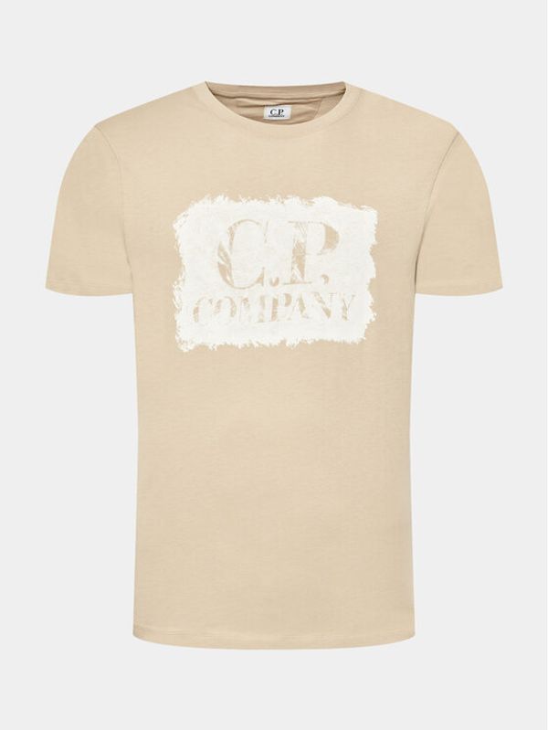 C.P. Company C.P. Company Тишърт 14CMTS192A 006011W Бежов Regular Fit