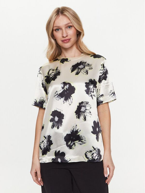 Calvin Klein Calvin Klein Блуза K20K205596 Екрю Regular Fit