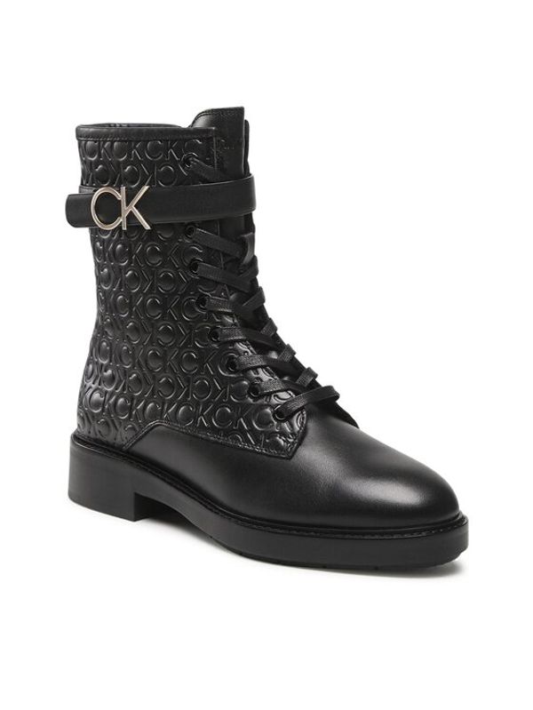 Calvin Klein Calvin Klein Боти Combat Boot HW0HW01525 Черен