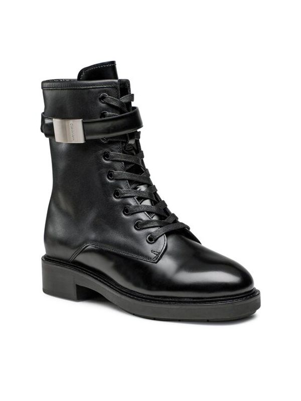 Calvin Klein Calvin Klein Боти Combat Boot W/Hw HW0HW01360 Черен