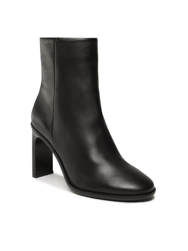 Calvin Klein Calvin Klein Боти Curved Stil Ankle Boot 90Hh HW0HW01601 Черен