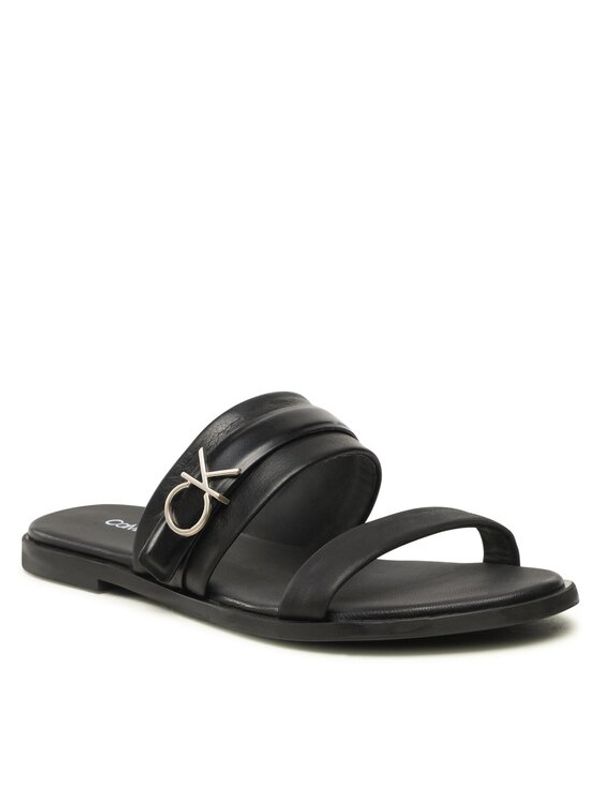 Calvin Klein Calvin Klein Чехли Almond Slide W/Hw HW0HW01482 Черен