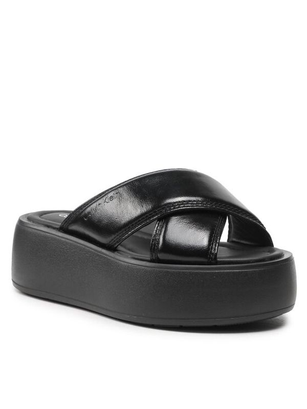 Calvin Klein Calvin Klein Чехли Bubble Slide- Pat HW0HW01469 Черен