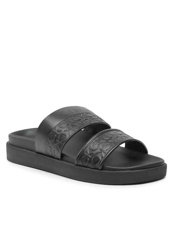 Calvin Klein Calvin Klein Чехли Ergo Slide - Hf Mono HW0HW01535 Черен
