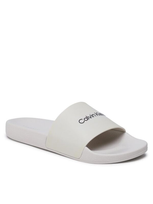 Calvin Klein Calvin Klein Чехли Pool Slide Rubber HM0HM00455 Сив