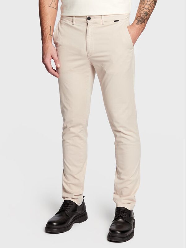Calvin Klein Calvin Klein Чино панталони K10K109911 Бежов Slim Fit