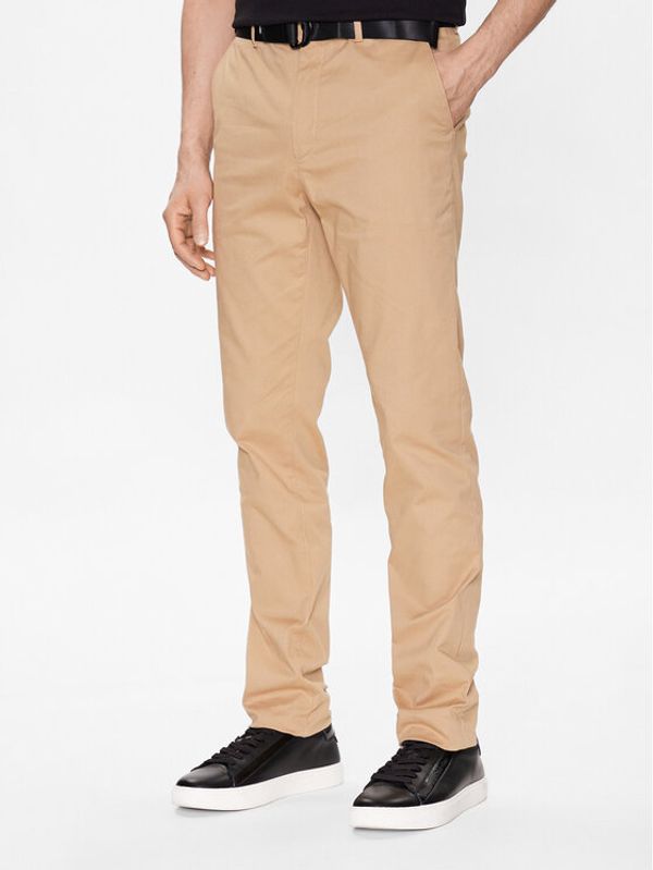 Calvin Klein Calvin Klein Чино панталони Modern Twill K10K110979 Бежов Slim Fit