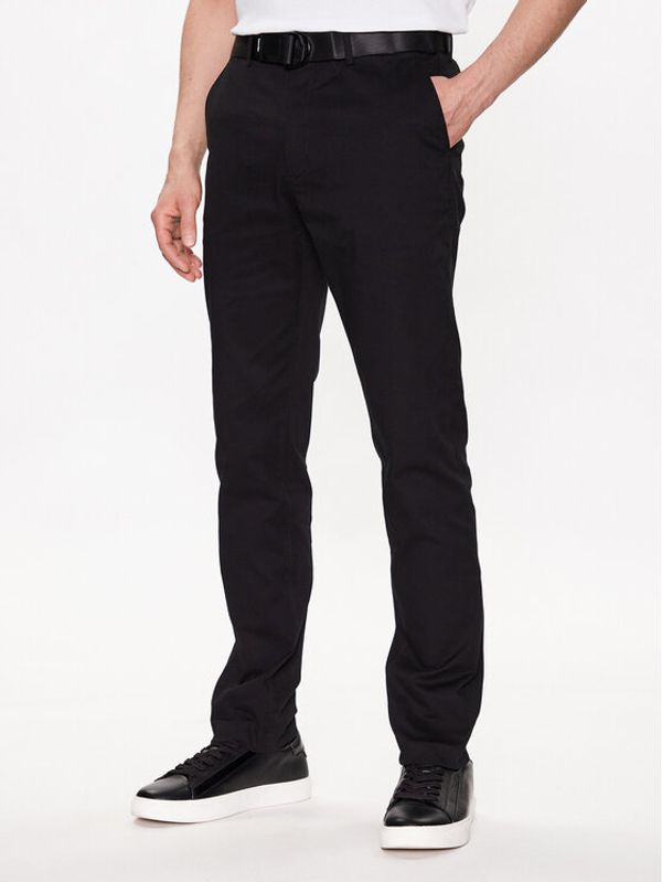 Calvin Klein Calvin Klein Чино панталони Modern Twill Slim Chino K10K110979 Черен Slim Fit