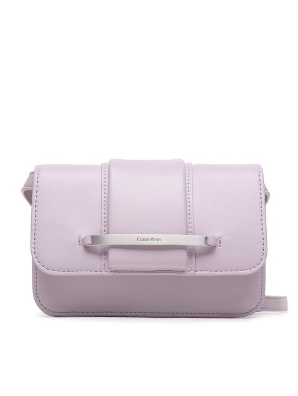 Calvin Klein Calvin Klein Дамска чанта Bar Hardware Crossbody K60K610732 Виолетов