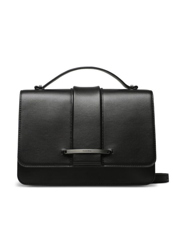 Calvin Klein Calvin Klein Дамска чанта Bar Hardware Tote Md K60K610731 Черен