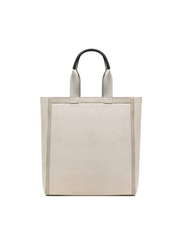 Calvin Klein Calvin Klein Дамска чанта Ck Connect Tote Refibra K40K401000 Бежов