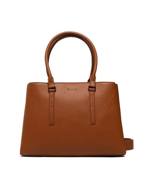 Calvin Klein Calvin Klein Дамска чанта Ck Elevated Tote Lg K60K610169 Кафяв