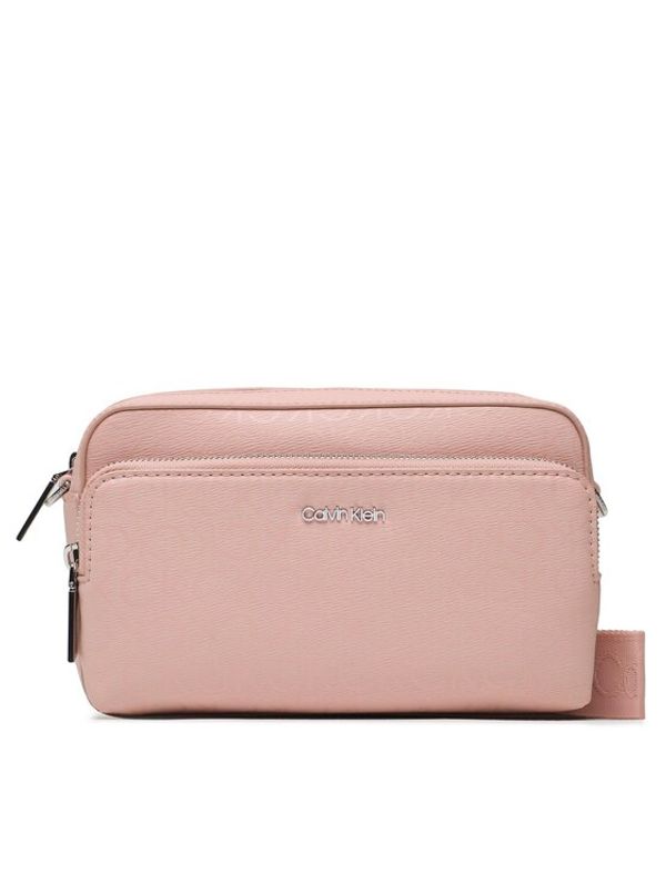 Calvin Klein Calvin Klein Дамска чанта Ck Must Camera Bag Lg Epi Mono K60K609895 Розов