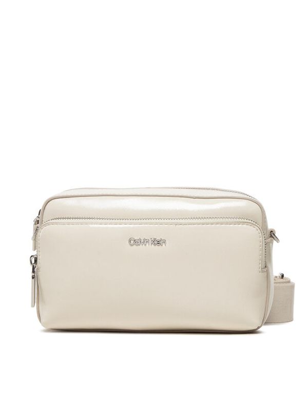 Calvin Klein Calvin Klein Дамска чанта Ck Must Camera Bag Lg Saffiano K60K609888 Бежов