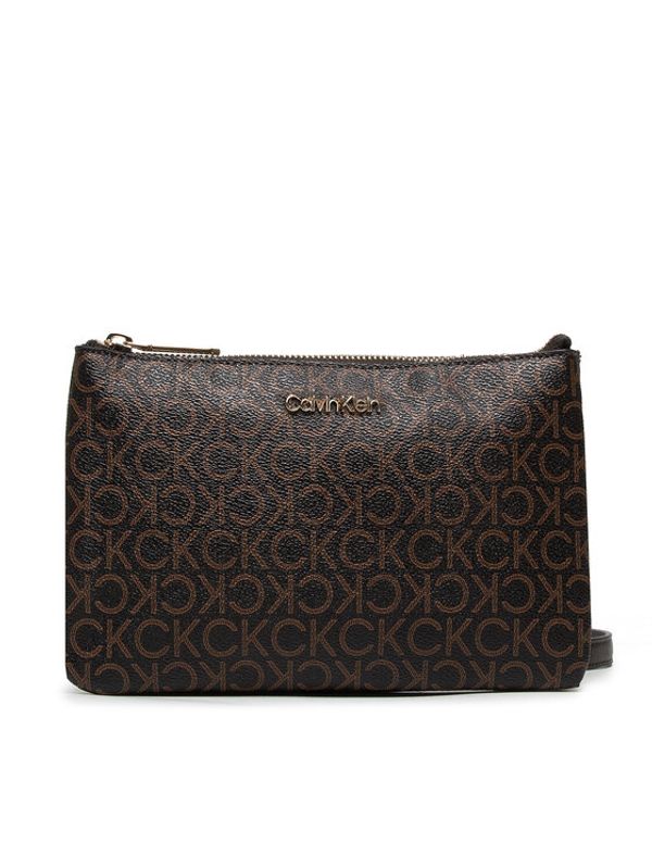 Calvin Klein Calvin Klein Дамска чанта Ck Must Ew Xbody Mono K60K609417 Кафяв