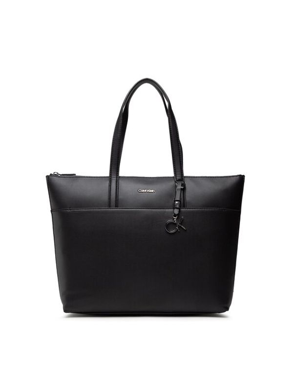 Calvin Klein Calvin Klein Дамска чанта Ck Must Shopper Lg W/Slip Pkt K60K609860 Черен