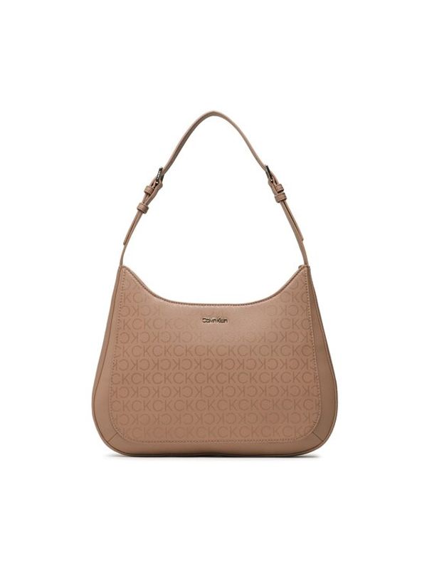 Calvin Klein Calvin Klein Дамска чанта Ck Must Shoulder Bag Md Epi Mono K60K610631 Кафяв