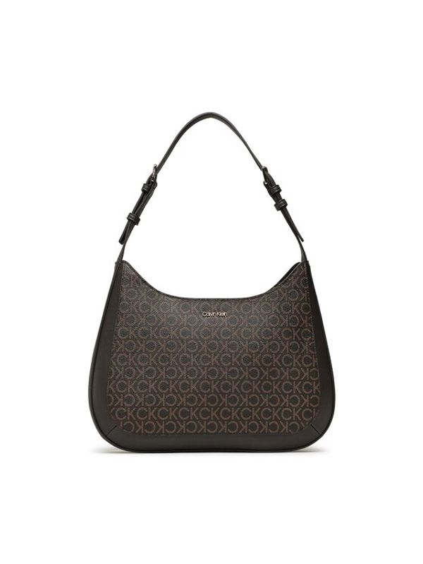 Calvin Klein Calvin Klein Дамска чанта Ck Must Shoulder Bag Md Mono K60K610446 Кафяв