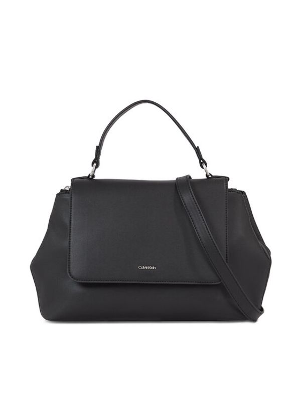 Calvin Klein Calvin Klein Дамска чанта Ck Must Top Handle Tote W/Flap K60K611043 Черен