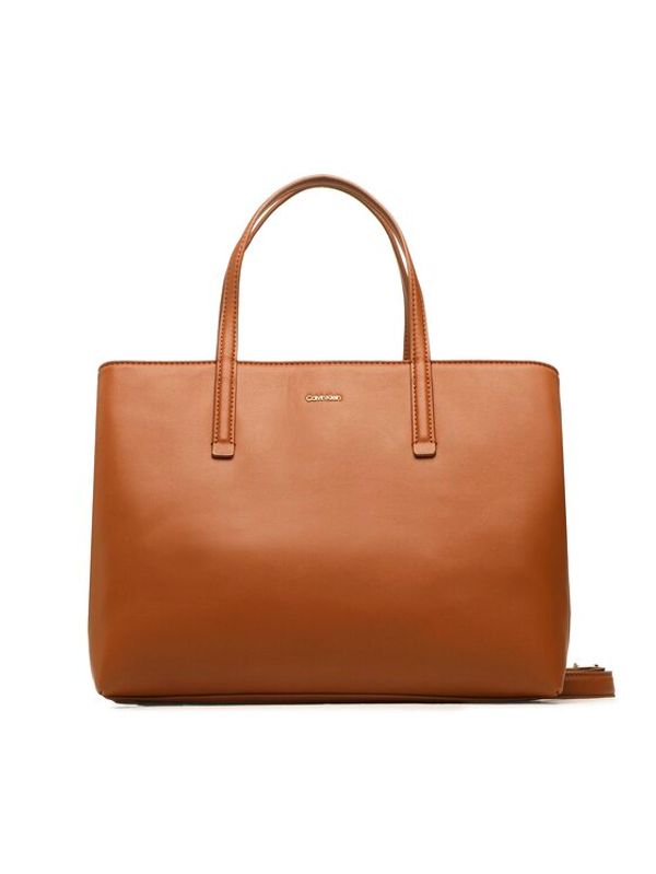 Calvin Klein Calvin Klein Дамска чанта Ck Must Tote Md K60K610925 Кафяв