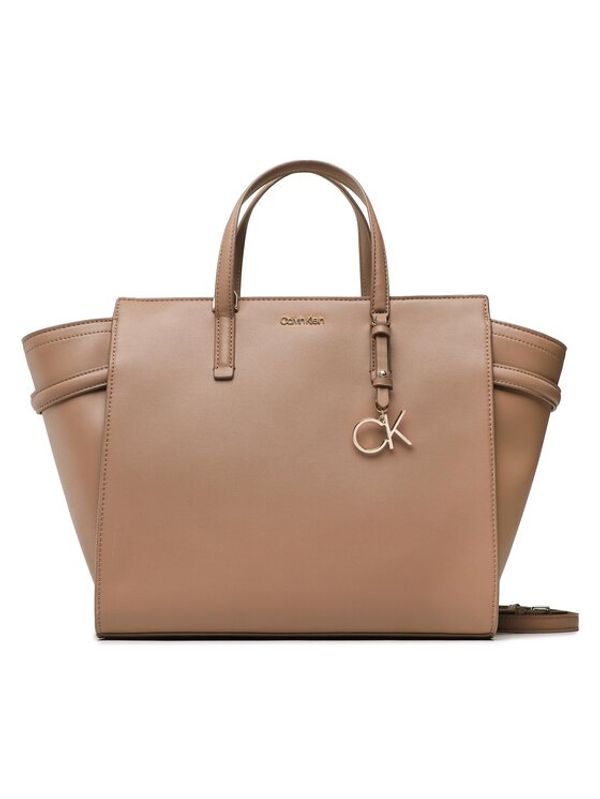 Calvin Klein Calvin Klein Дамска чанта Ck Must Tote Mid K60K610171 Кафяв