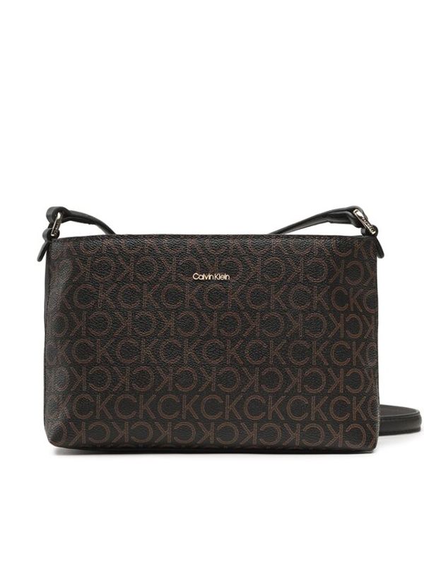 Calvin Klein Calvin Klein Дамска чанта Ck Must Xbody Md Mono K60K611002 Кафяв