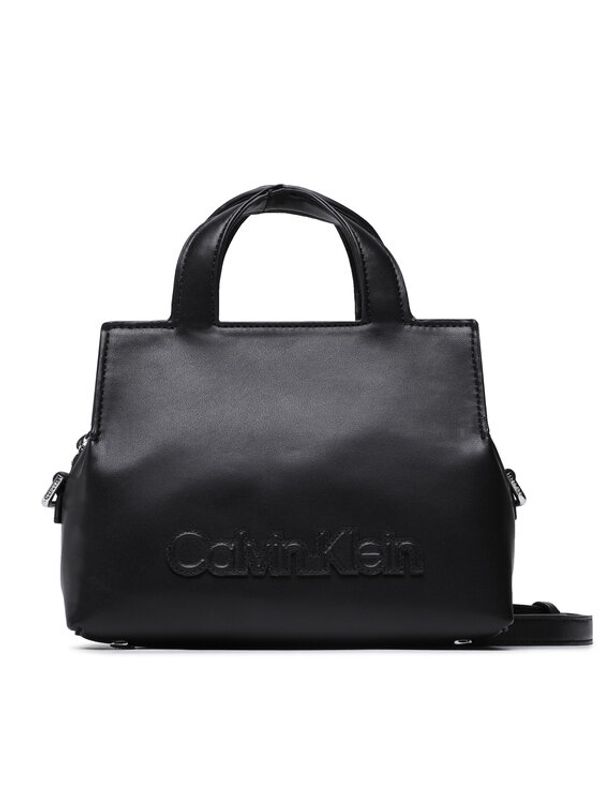 Calvin Klein Calvin Klein Дамска чанта Ck Neat Tote Sm K60K610443 Черен